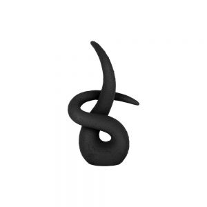 Abstract Art Knot, en sort figur til hjemmet