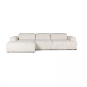 Madrid XL chaiselong sofa venstrevendt, fløjl