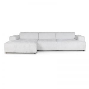 Madrid XL chaiselong sofa venstrevendt, Lysegrå